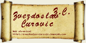 Zvezdoslav Čurović vizit kartica